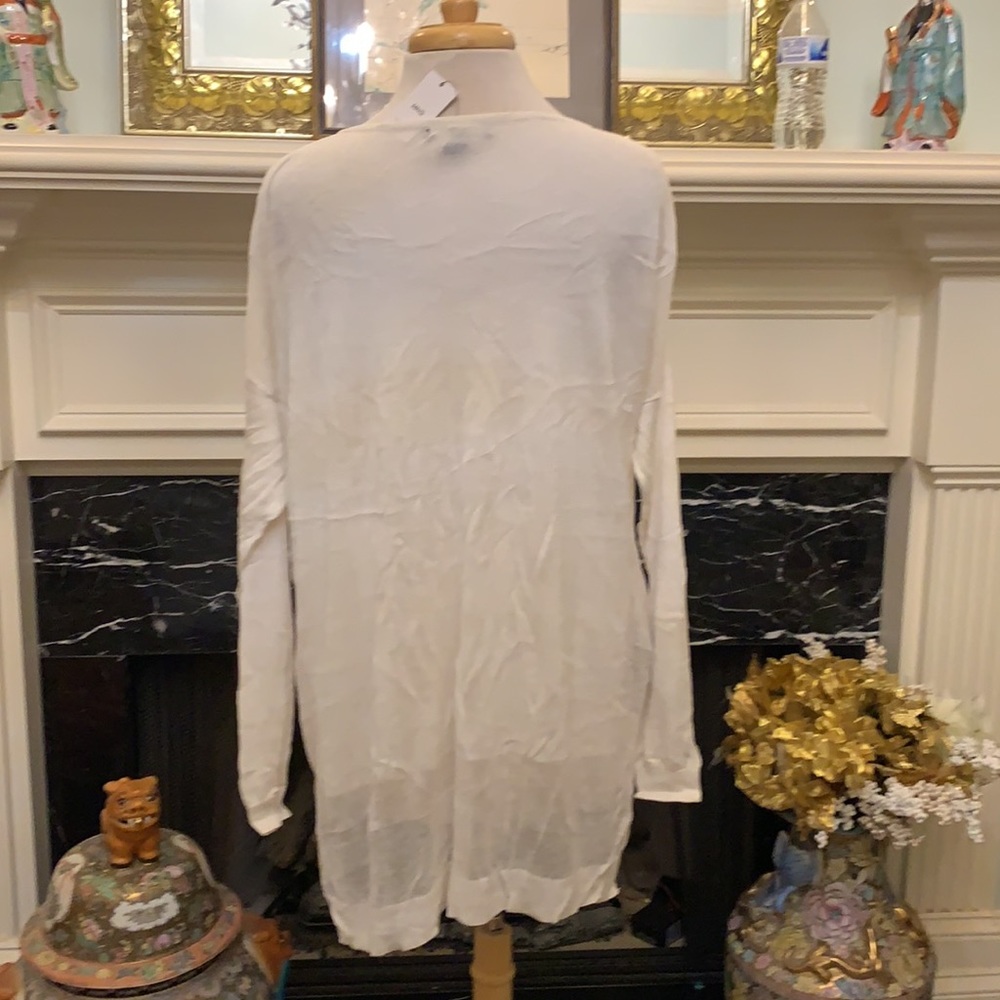 NWT MNG cream light weight tunic sweater - Picture 4 of 6